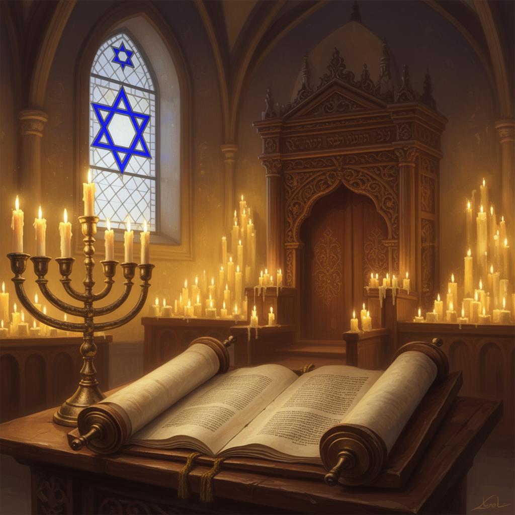 Judaism — Covenant & Law — original illustration